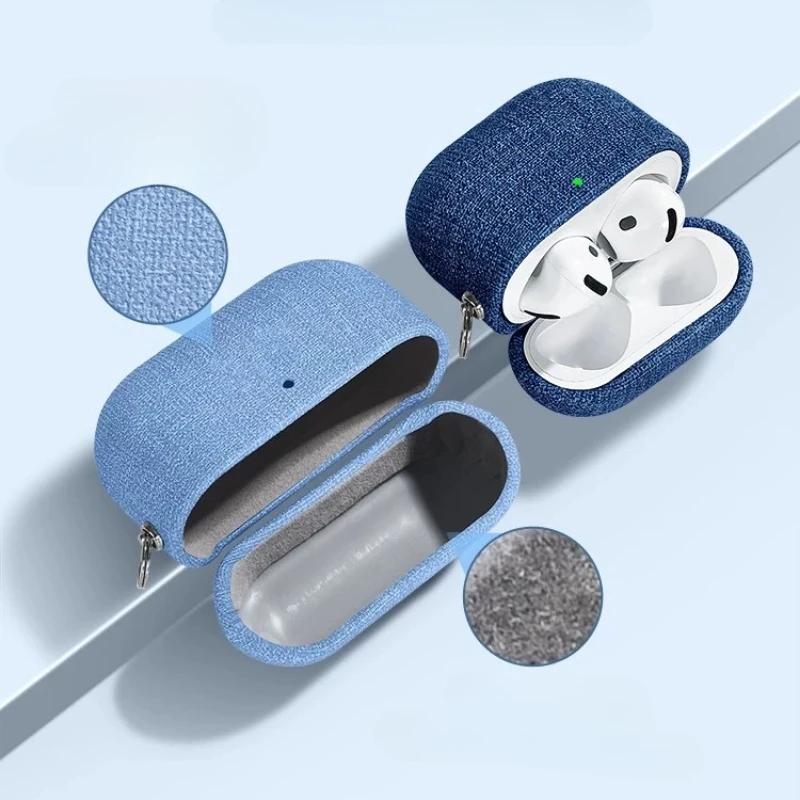 Solid Color Coarse Cloth Patte - đánh giá và giá Headphone Case Hard
