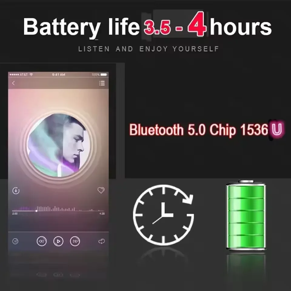 Bluetooth 5.3 New Air Por 5 Wi - đánh giá và giá Wireless Earbuds Tws