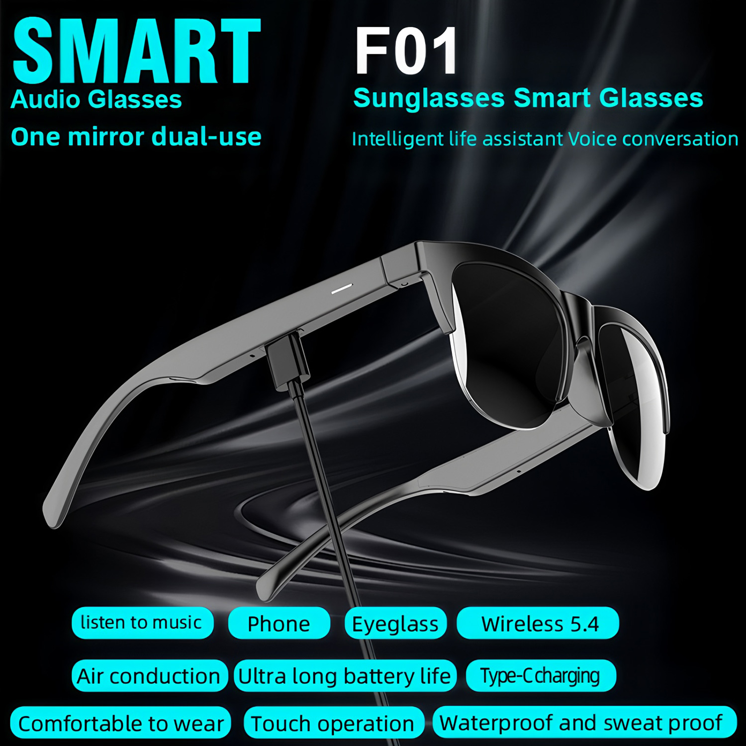 Smart Audio Sunglasses Bluetoo - đánh giá và giá Bluetooth Headset On Ear